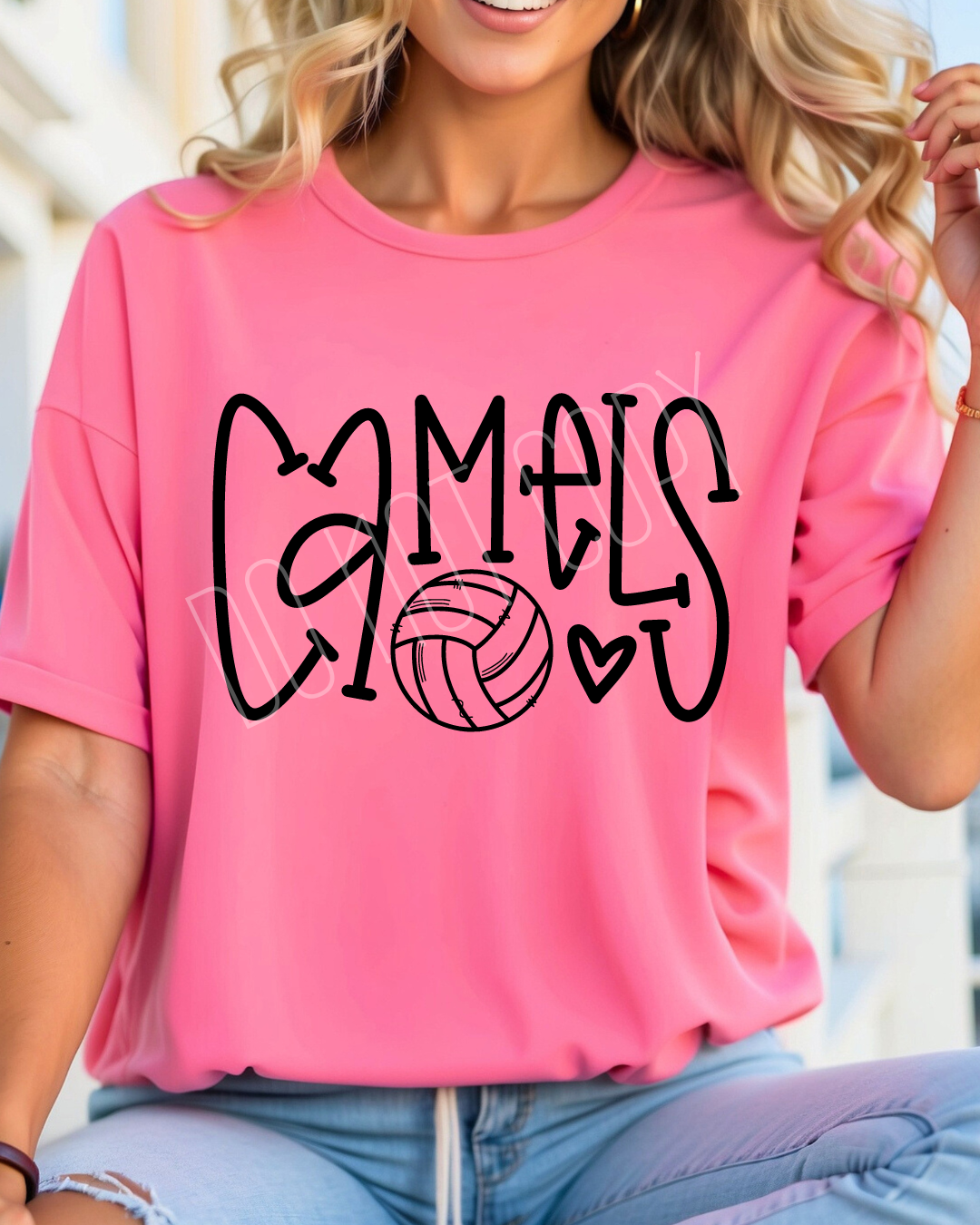 Camels Doodle Volleyball